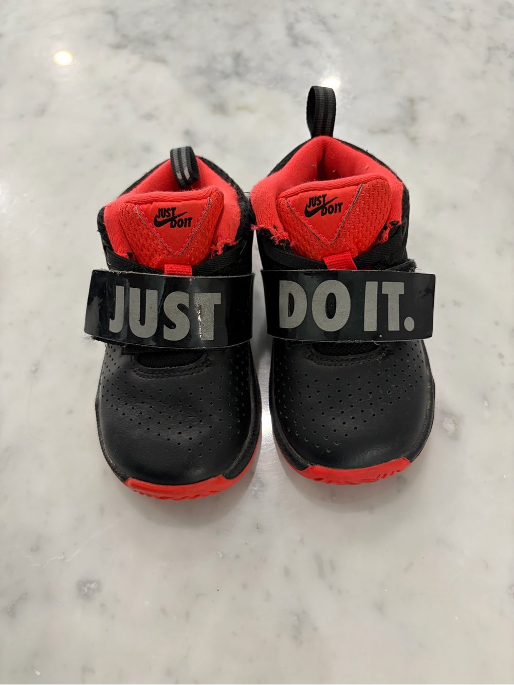 Nike Kids  'Just Do It' Hook-and-Loop Sneakers